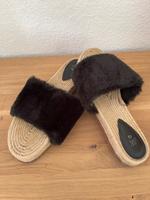 H&M Pantoletten Slides mit Kunstfell Gr. 42 Rheinland-Pfalz - Lahnstein Vorschau
