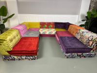 Roche Bobois Mah Jong Designer Sofa Stoff Couch handgefertigt Hamburg - Altona Vorschau