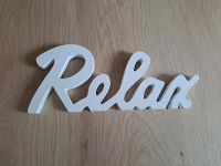 Schild "Relax" 20x 10 cm Bayern - Ergolding Vorschau