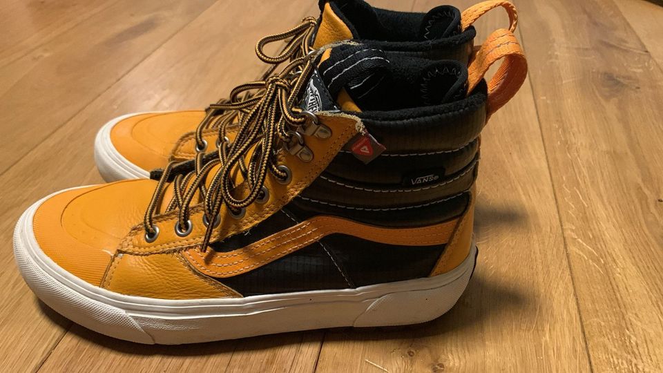 Vans Sk8-HI GORE-TEX, ocker, schwarze Lack, Gr. 39 in Telgte