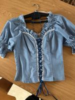Trachtenbluse blau Größe 34 Bayern - Neumarkt i.d.OPf. Vorschau
