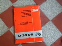 Ersatzteile Bücher Katalog Deutz 3006 6207c DX90 DX110 Schleswig-Holstein - Itzstedt Vorschau