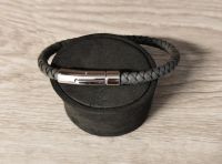 Armband Leder Länge 19 cm ungetragen grau Baden-Württemberg - Karlsruhe Vorschau