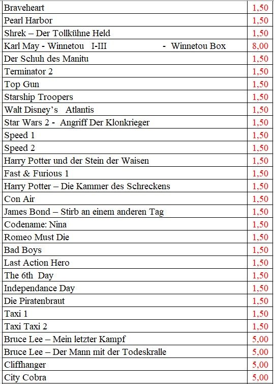 DVDs - Filme , Serien in Röhrmoos