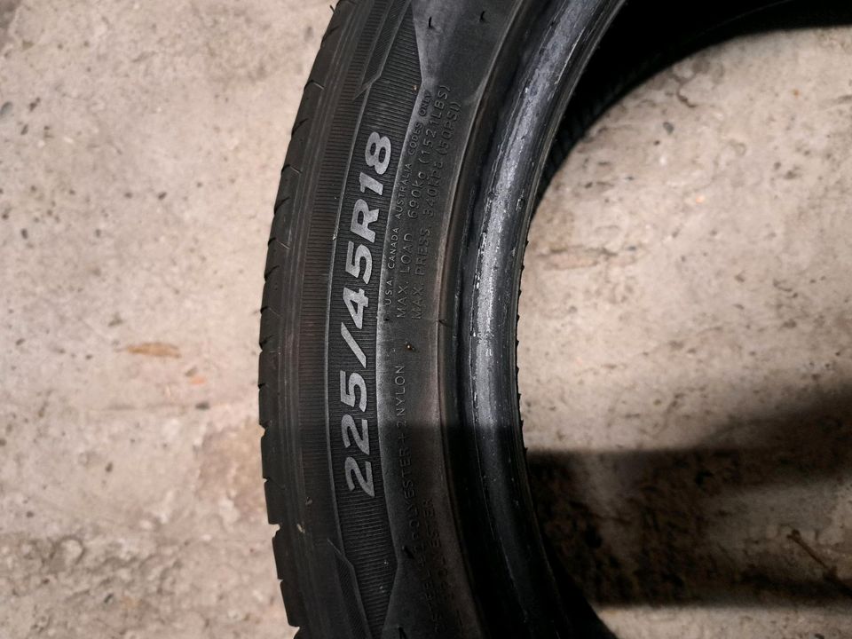 Sommerreifen Hankook 225/45R18 95W 6,5 mm 1Stück in Lahnstein