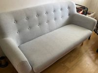 hell-hellblaue Scandi Couch 2-Sitzer München - Au-Haidhausen Vorschau
