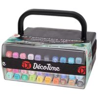 Decotime Reisebox mit 40x Doppelmarker Stifte Twin Marker Sketch Nordrhein-Westfalen - Iserlohn Vorschau