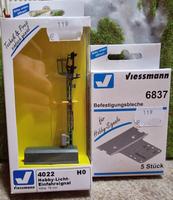 Viessmann 4022 & 6837 Hobby-Licht-Einfahrsignal + 5 Befestigungsb Baden-Württemberg - Leutenbach Vorschau
