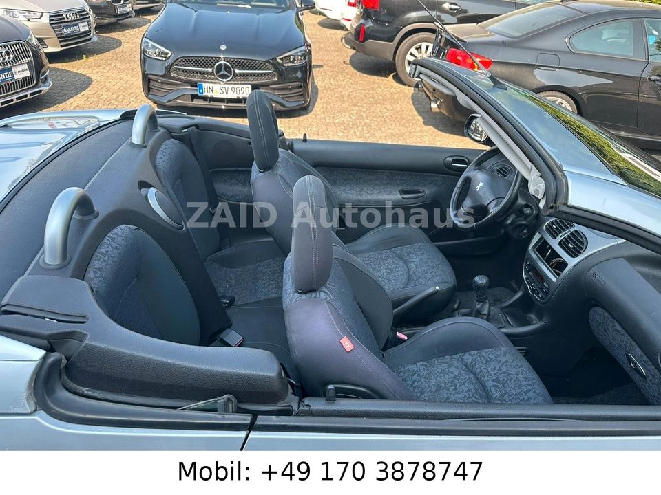 Peugeot 206 Cabriolet CC Quiksilver 1,6L in Wiesloch