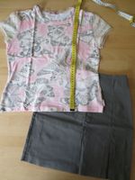 2tlg PAMPOLINA rosa Shirt m Spitze+ schlanker Stretch Rock in 152 Hessen - Dieburg Vorschau