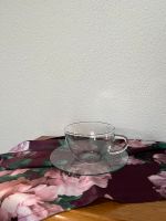 Tee Tasse mit Untersetzer aus Glas (8 Stück) Hessen - Korbach Vorschau