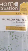 NEU OVP Kurzgardine mit Schlaufen Fenstergardine weiß -grün Nordrhein-Westfalen - Hagen Vorschau