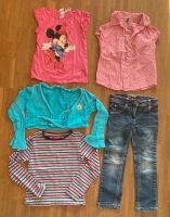 Kleiderpaket 110/116: Jeans ESPRIT, Bluse BENETTON, 2 Shirts Bayern - Holzkirchen Vorschau