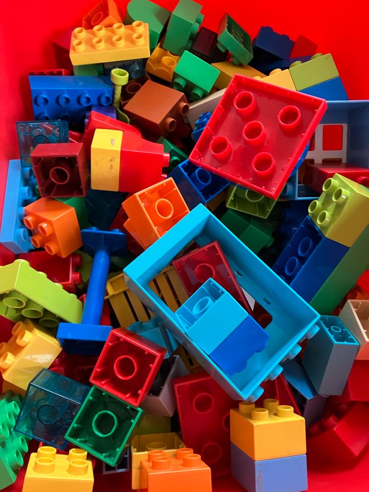 2 Kisten Lego Duplo Konvolut ca 400 Steine etc in Zweenfurth