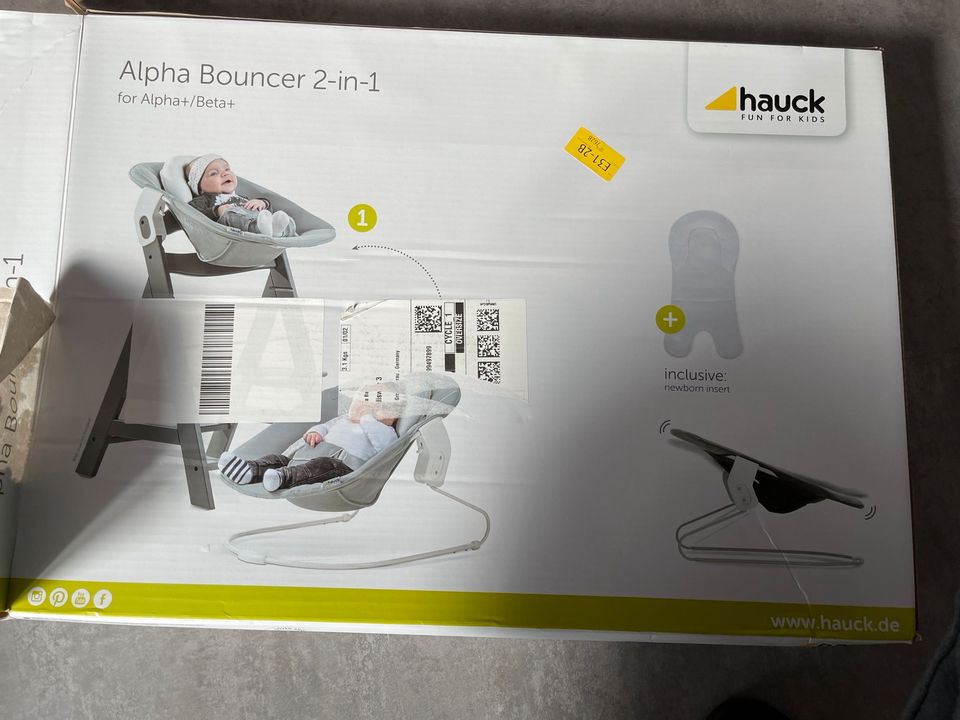 Hauck Alpha Bouncer 2in1 für Alpha+ / Beta + in Groß-Gerau