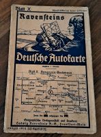 1935 Ravenstein Deutsche Autokarte Landkarte Oldtimer Automobil Bayern - Lindau Vorschau