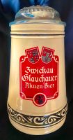 lim Bierkrug „Zwickau Glauchauer Aktienbier“ Sammler Zertifikat Sachsen - Glauchau Vorschau