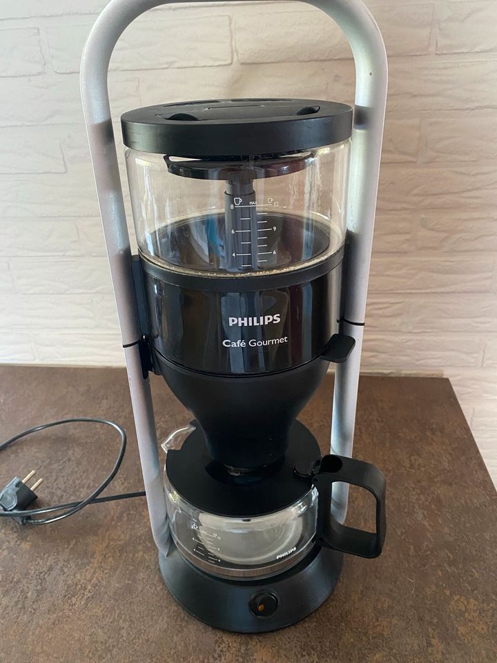 Philips Café Gourmet schwarz Kaffeemaschine in Erkelenz