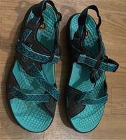 Keen Outdoor Sandalen Damen Gr. 40,5 schwarz türkis Rheinland-Pfalz - Idar-Oberstein Vorschau