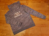 Pullover Sweatshirt Rollkragen Schriftzug Hellblau Gestreift ** Nordrhein-Westfalen - Castrop-Rauxel Vorschau