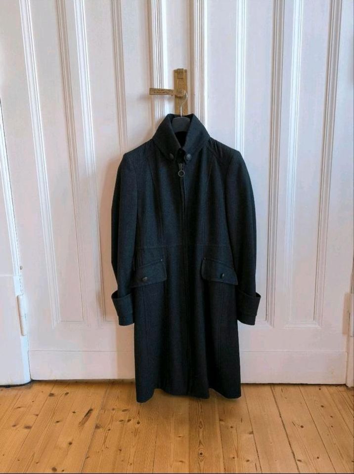 *Mexx Military Mantel Dufflecoat Wolle Gr. 38 schwarz* in Berlin