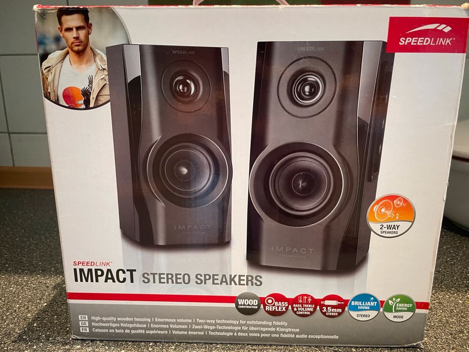 Stereo Speaker Impact SpeedLink Boxen Verstärker Musik in Berlin