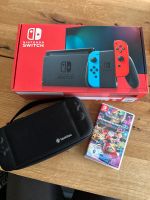 Nintendo Switch + Transporttasche und Mariokart Deluxe 8 Baden-Württemberg - Aichwald Vorschau