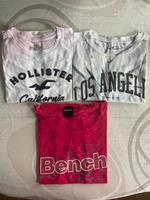 3 T-Shirts Gr. XS, Bench, Hollister Sachsen - Stolpen Vorschau