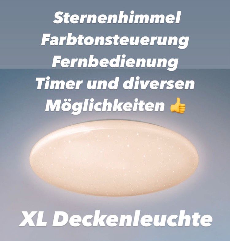 LED XL Deckenleuchte Sternenhimmel mit Fernbedienung Timer in Berlin