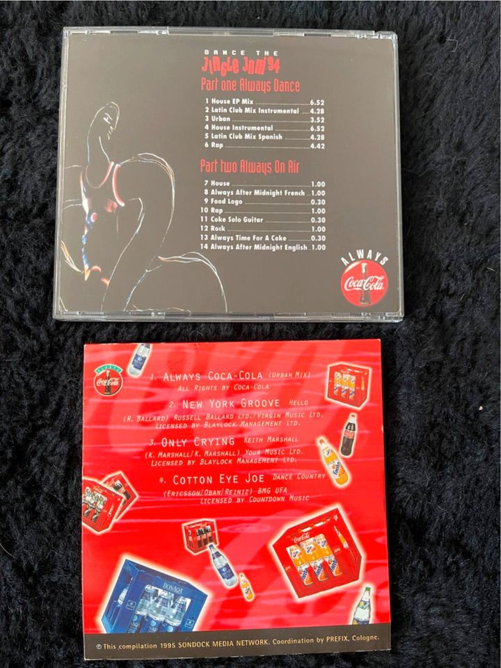 4 Coca-Cola CDs Musik-CDs Pop, Rock, Xmas, ... in Neunkirchen am Sand