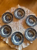 6x Suppenteller Geschirr Grindley Staffordshire England blau weiß Hessen - Eppertshausen Vorschau