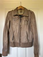 Gipsy Lederjacke beige, Gr. M, Biker-Style, TOP Niedersachsen - Zeven Vorschau