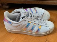 Adidas Superstar 40 weiß Silber irisierend Regenbogen Hologramm Bayern - Regensburg Vorschau