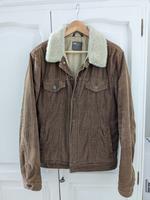 Asos Herren Cordjacke wattierte Herbstjacke braun Teddyfellkragen Hessen - Herborn Vorschau