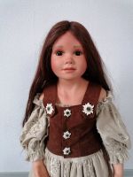 Puppe Landhaus Mädchen Porzellan Handarbeit ca. 78cm limitiert Bayern - Kleinheubach Vorschau