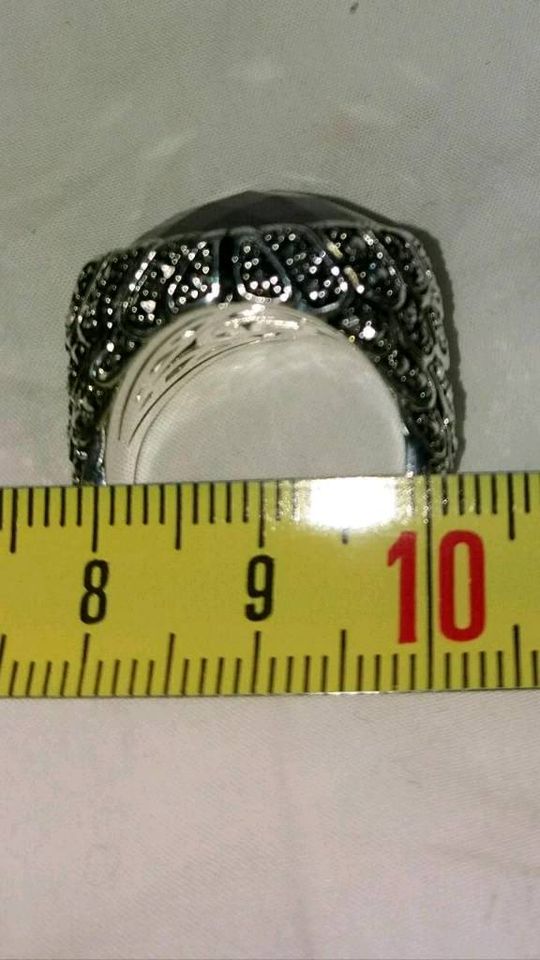 NEU Silber Thomas Sabo schwarzer Zirkonia Ring 925 Silber Schmuck in München