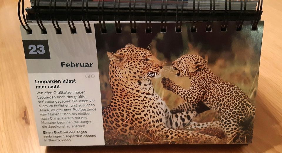 Geo Tischkalender, 365 Fotos, immerwährender Kalender in Sonthofen