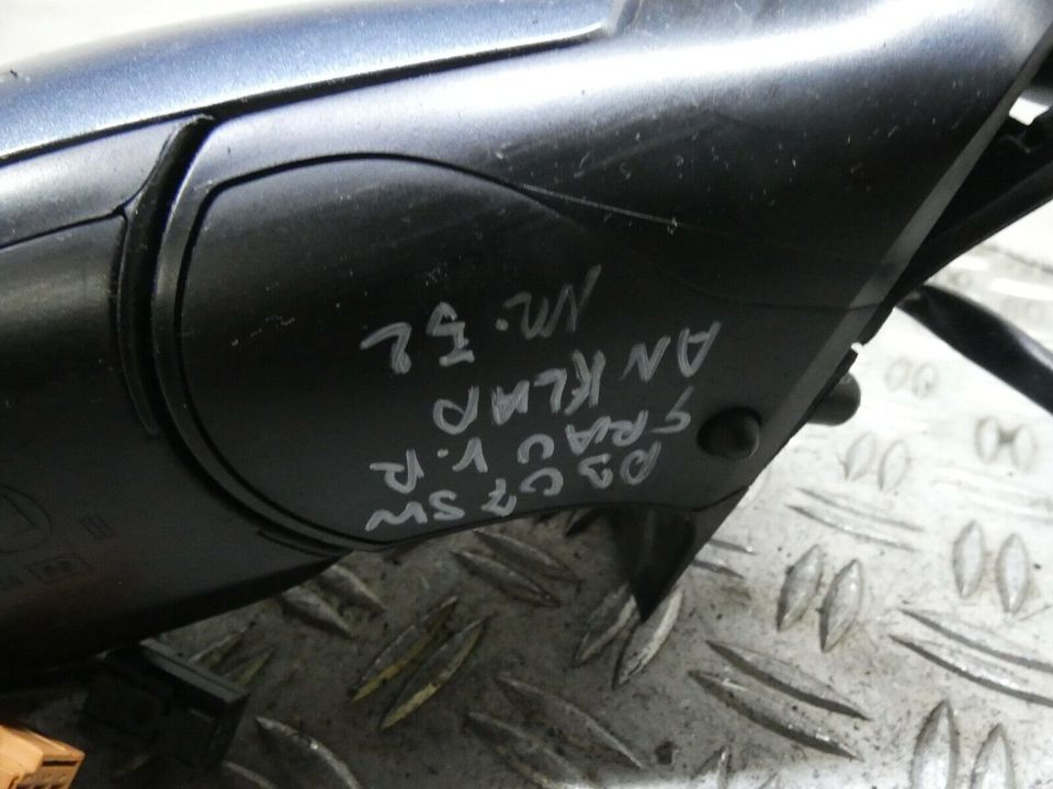 Peugeot 307 Außenspiegel Vorne Rechts Grau Anklappbar Nr.52 in Massenbachhausen