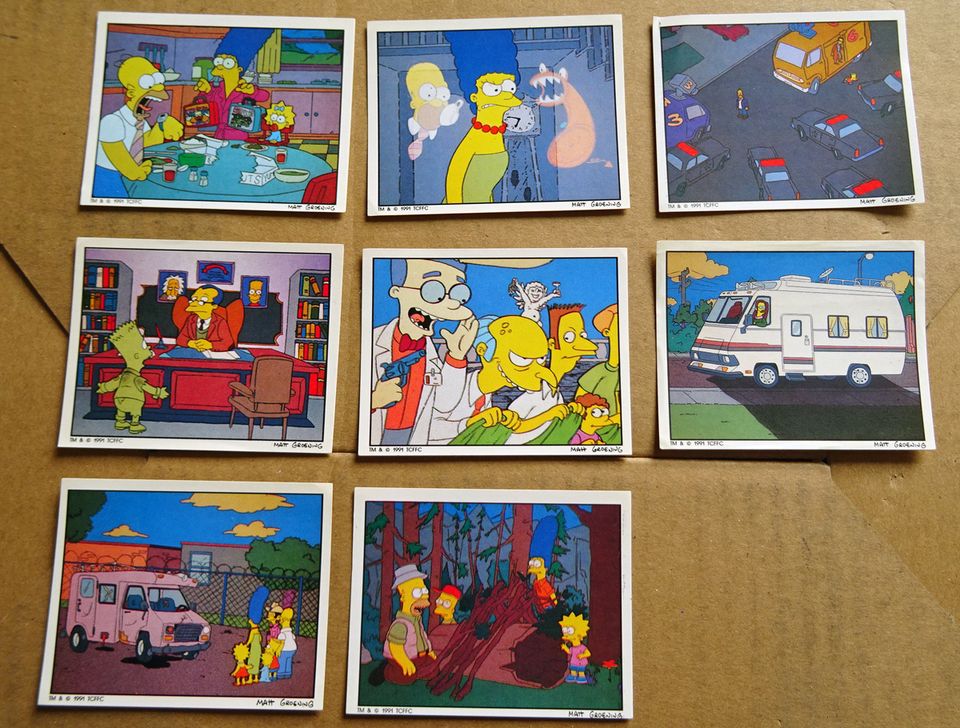 Die Simpsons (1991) Sticker 6 11 45 99 112 159 162 172 Panini in Dresden