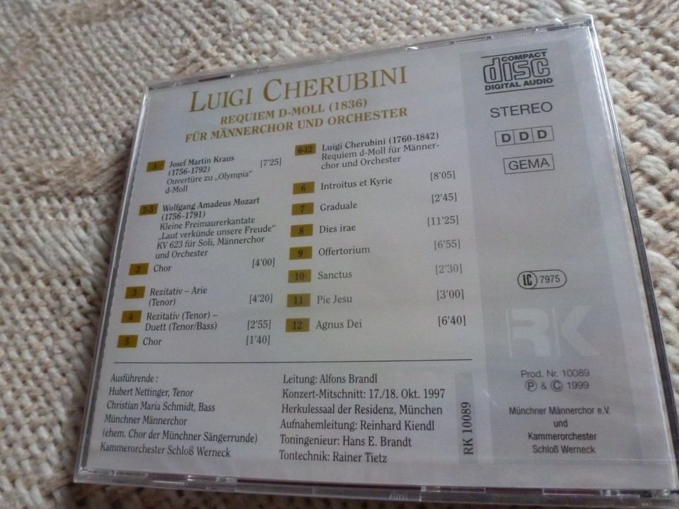 Luigi Cherubini - Requiem in D-Moll / Herkulessaal München Aufzei in Olching