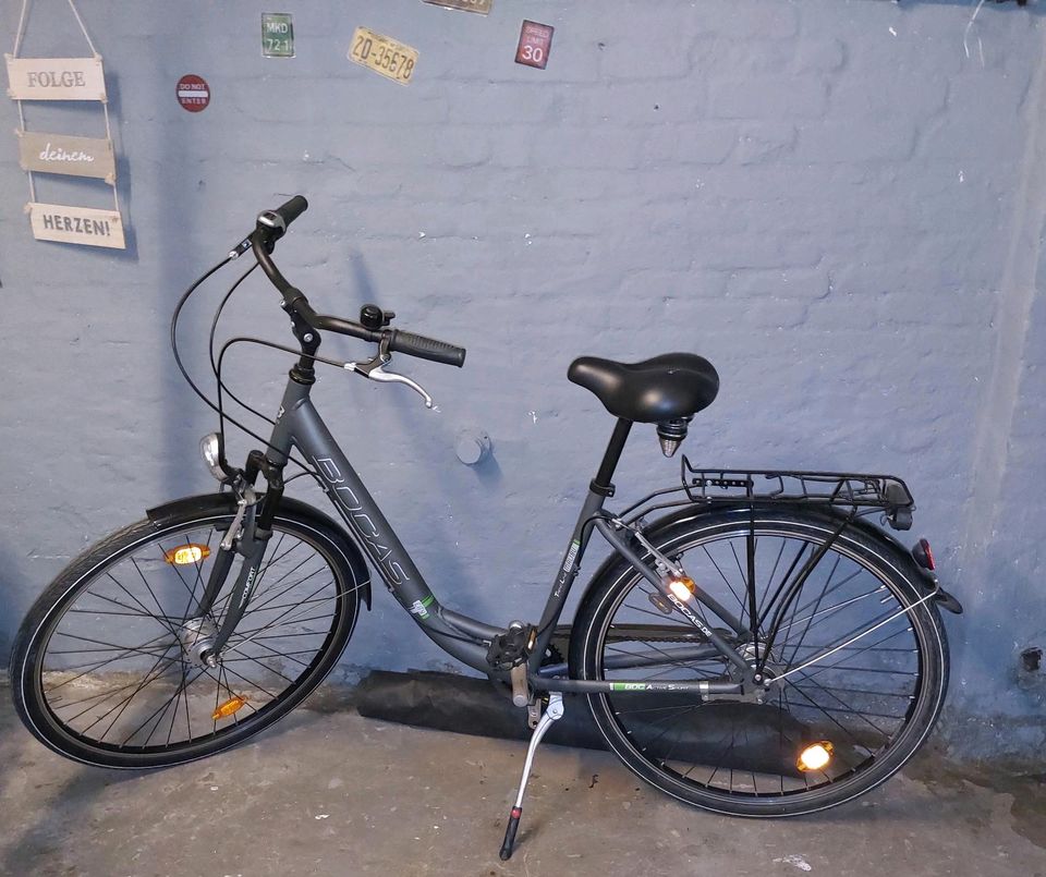 City Bike Fahrrad Damen anthrazit grau 28er Bocas in Hamburg