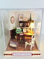 DIY Dollhouse Miniatur Büro Schreibstube + Licht fertig gestaltet Rheinland-Pfalz - Kaiserslautern Vorschau