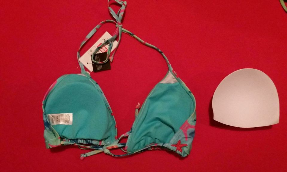 Infinity Bikini türkis mit Seesternen Gr.L/XL maritim in Stuttgart