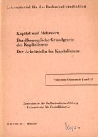 Lehrmaterial für das Fachschulfernstudium Kapital und Mehrwert Sachsen - Plauen Vorschau