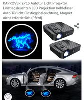 Autotür Led licht Carbon Optik Horse Logo Bayern - Schwarzenbruck Vorschau