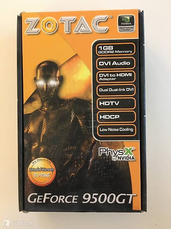 Grafikkarte GeForce 9500GT in Küssaberg