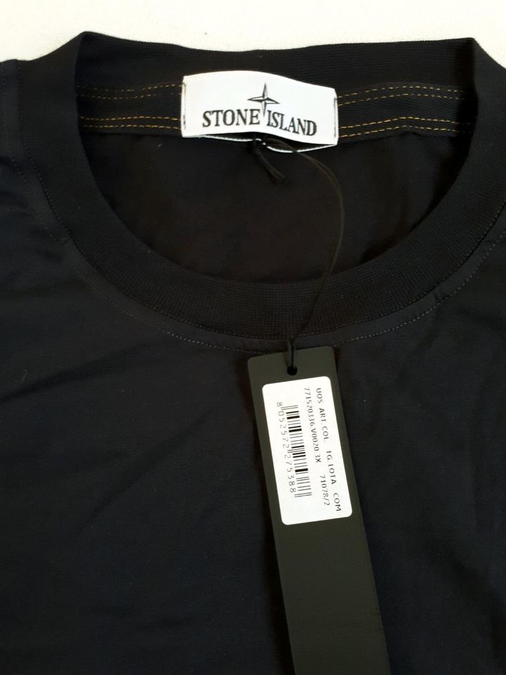 STONE ISLAND Longsleeve 3XL Schwarz NEU in Grevesmuehlen