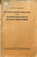 Lehrbuch Antiquität Soziologie Arbeit Industrie Betrieb 1934 Baden-Württemberg - Blaustein Vorschau