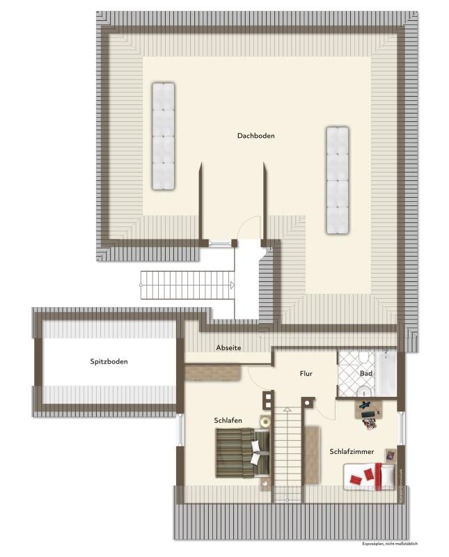 Doppelhaus mit Ausbaureserve auf großem Erbpachtgrundstück in Schortens in Schortens