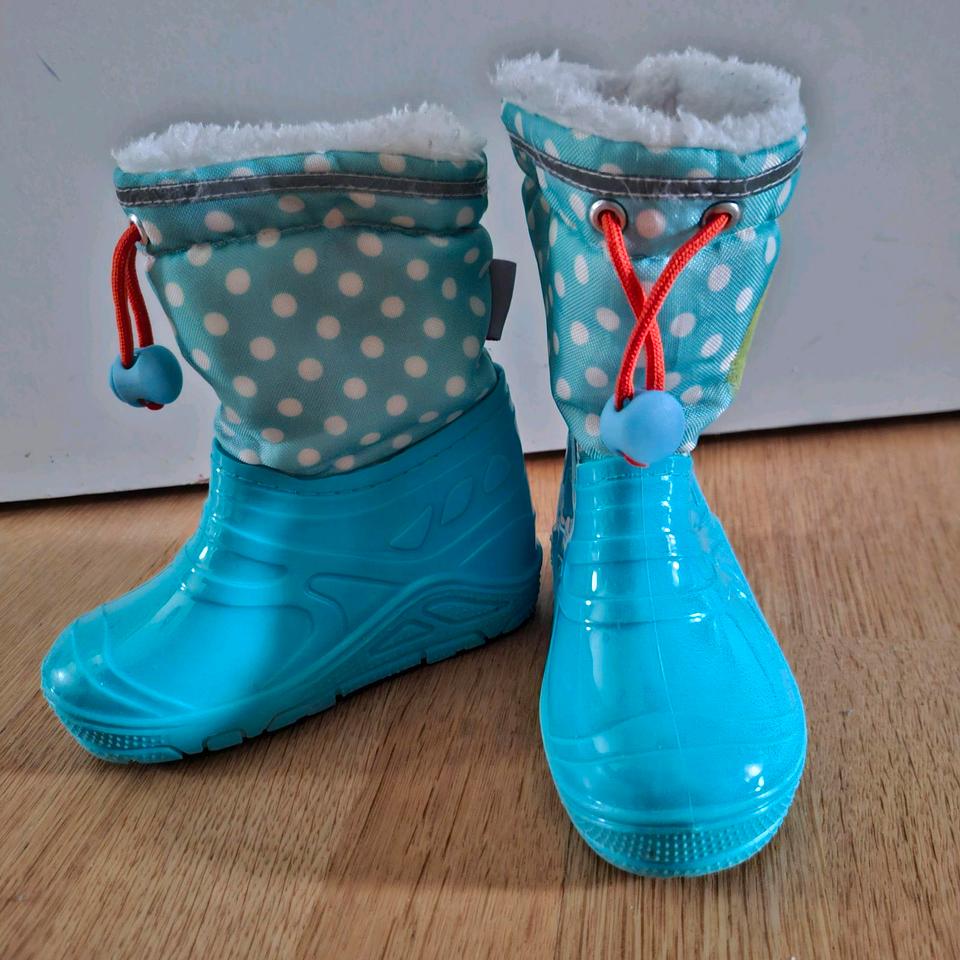 NICI Gummistiefel Regenstiefel blau türkis Eule Größe 23 in München